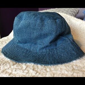 Kids denim bucket hat